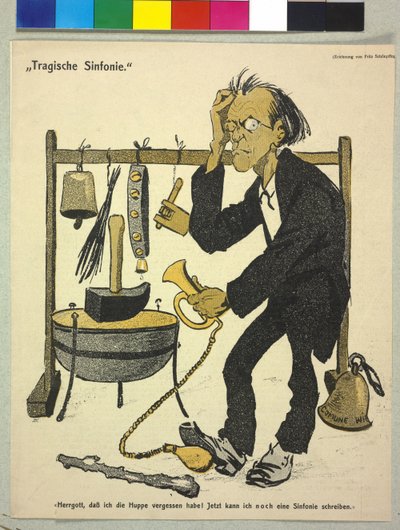Gustav Mahler by Fritz Schonpflug