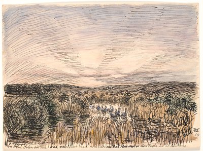 An Evening the Sun Set so Blessedly... by Fritz Syberg