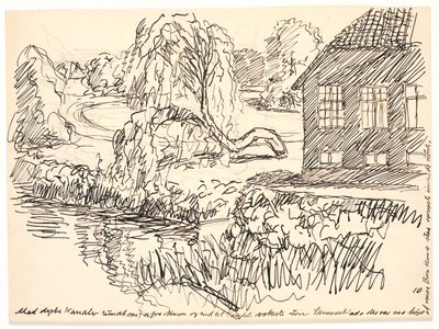 With Deep Canals Around... by Fritz Syberg