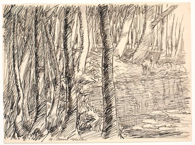 And in the Forests Deep Lakes by Fritz Syberg