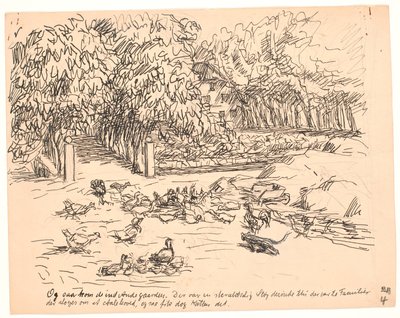 And Then They Entered the Duck Yard... by Fritz Syberg