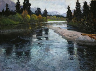 River by Fritz Thaulov