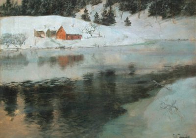 Winter Landscape by Fritz Thaulov