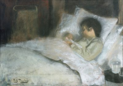 Alexandra with Harald by Fritz Thaulow