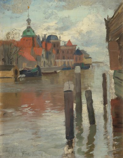 Dordrecht by Fritz Thaulow