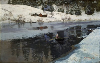 From Simoa, Winter by Frits Thaulow