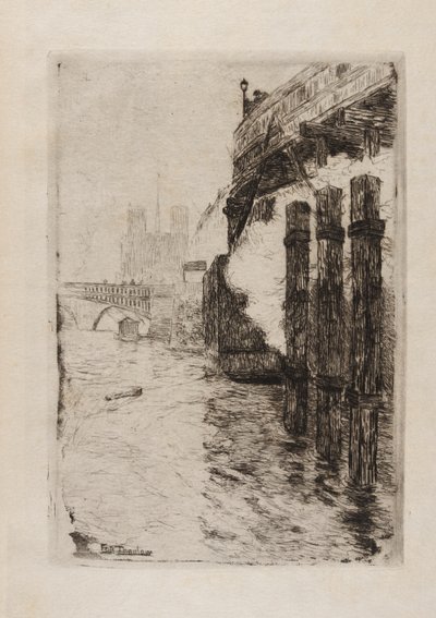 Pier Bridge by Fritz Thaulow