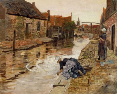Volendam by Frits Thaulow