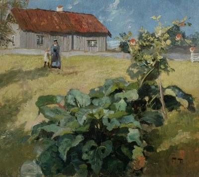 Woman and Child, c.1892 by Fritz Thaulow