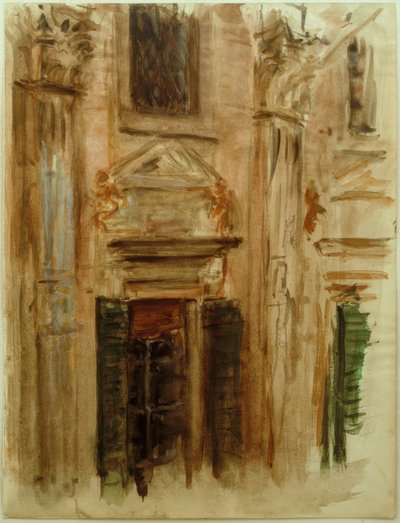 Architectural Study by Fritz von Uhde