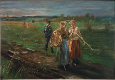 Haymaking by Fritz von Uhde