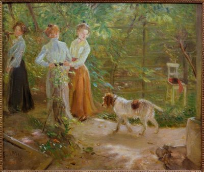 The Garden Path by Fritz von Uhde