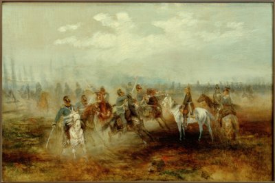 Skirmish at Buzancy by Fritz von Uhde