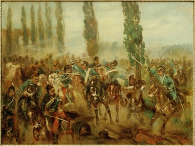 Battle of Buzancy by Fritz von Uhde