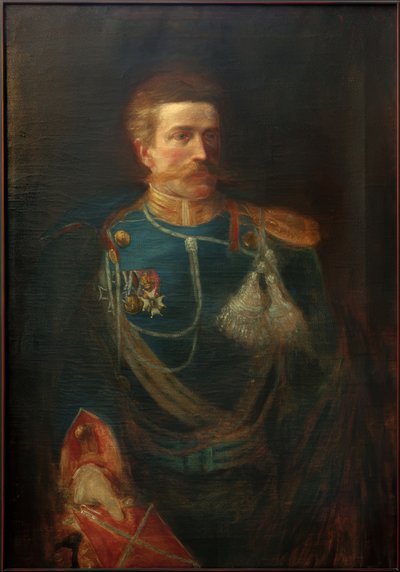 Self-Portrait in Uniform by Fritz von Uhde