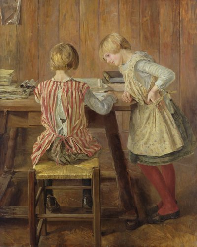 The Picture-Book, 1889 by Fritz von Uhde