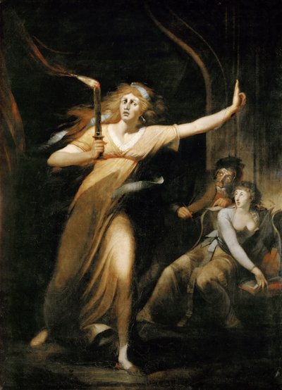 Lady Macbeth Walking in her Sleep by Füssli