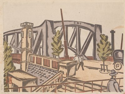 Senju-Ohashi Bridge by Fukazawa Sakuichi