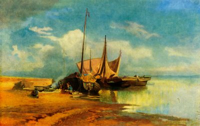 Volga Landscape, 1870, 1965 by Fyodor Vasil