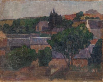 Village in Brittany by G.F. Clement