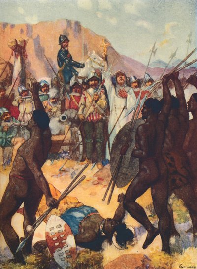 Barreto Fights the Kafirs, 1909 by GS Smithard