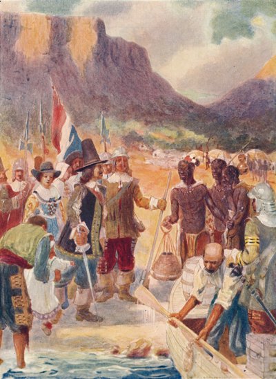 The Landing of Van Riebeck by GS Smithard