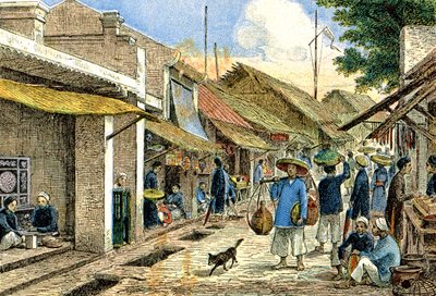 Artisans in an Annamite Village (illustration) by G. Dascher