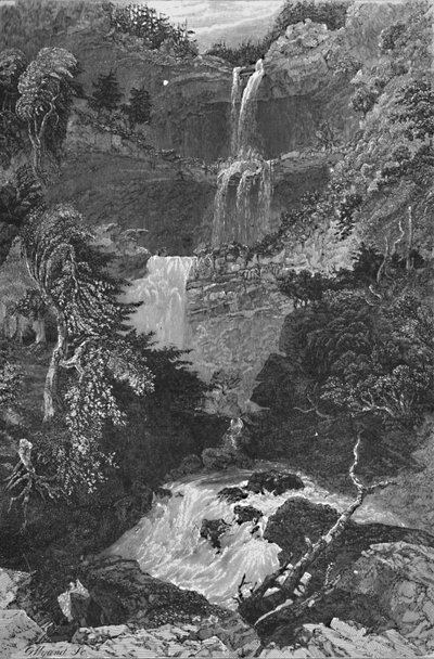 Panorama of Trenton Falls, 1883 by G. Wyand