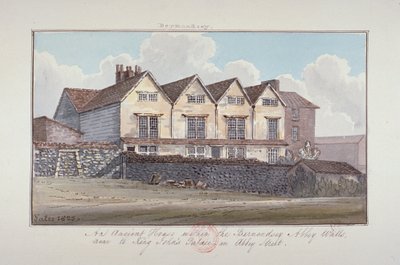Abbey of St Saviour, Bermondsey, London, 1825 by G Yates