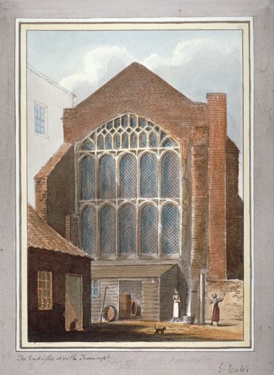 Southwark Cathedral, London, 1825 by G Yates