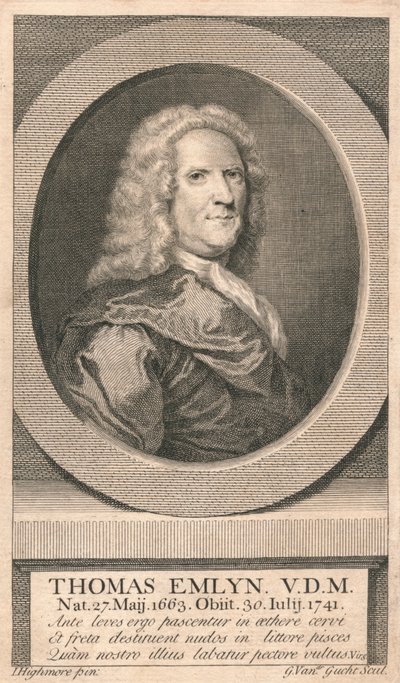 Thomas Emlyn, V.D.M., 1742 by G van der Gucht