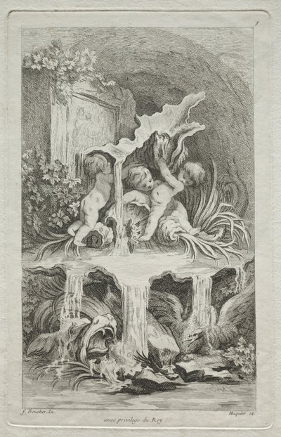 Book of Fountains: No. 7 by Gabriel Huquier