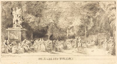 The Chairs [lower half] by Gabriel Jacques de Saint Aubin