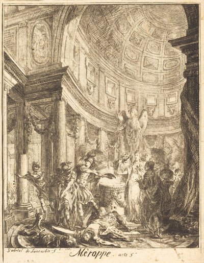 Merope by Gabriel Jacques de Saint Aubin