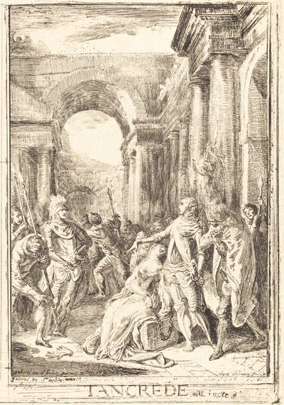 The Challenge by Gabriel Jacques de Saint Aubin