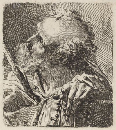 Bust of a Saint by Gaetano Gandolfi