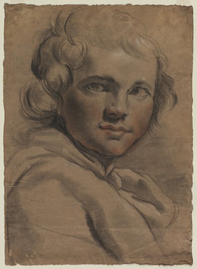 Head of a Young Man (recto) by Gaetano Gandolfi