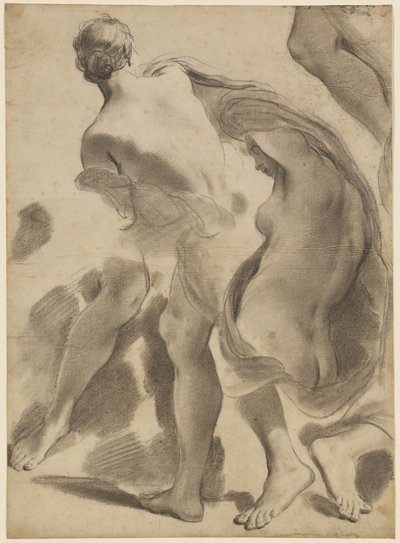 Studies of Female Nudes by Gaetano Gandolfi