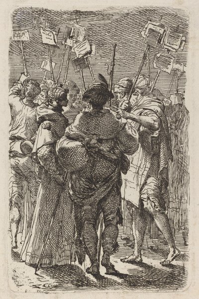 The Pilgrims by Gaetano Gandolfi