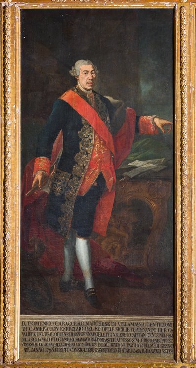 Viceroy Domenico Caracciolo by Gaetano Mangano
