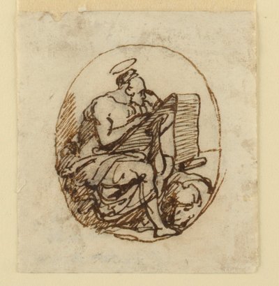 St. Mark Writing by Gaetano Monti