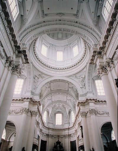 Interior view of the dome by Gaetano Pizzoni