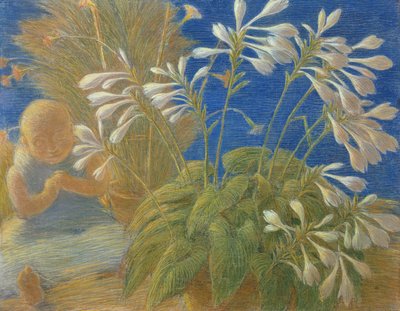 Japanese Lilies, 1906 by Gaetano Previati