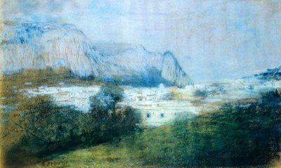 Landscape by Gaetano Previati