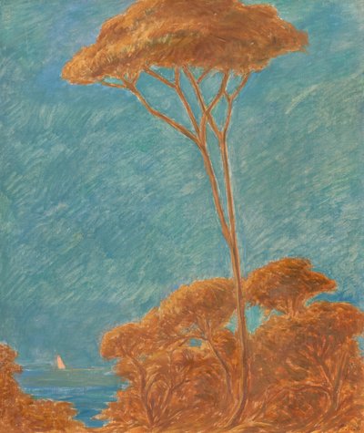 Pino in Liguria by Gaetano Previati