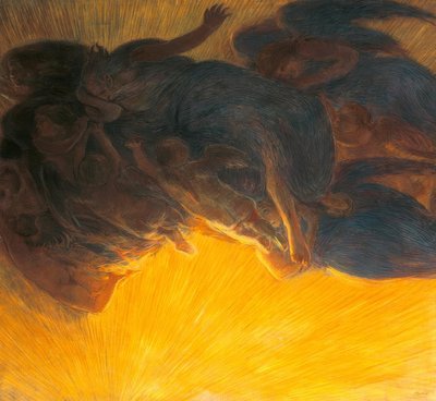 The Creation of Light by Gaetano Previati