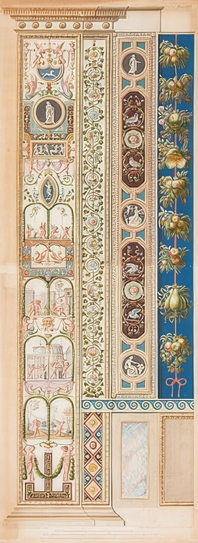 Pilaster Loggia VIII (Decoration with Groups of Children) by Gaetano Savorelli