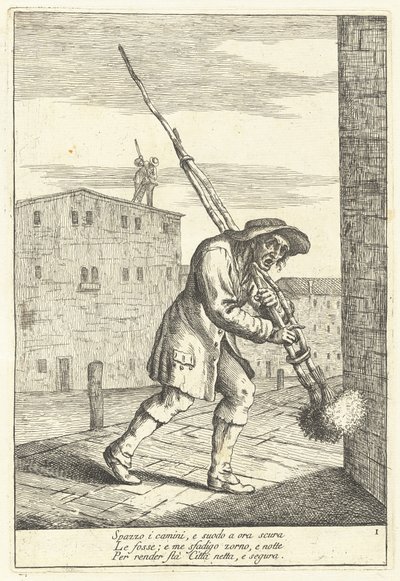 Chimney Sweep by Gaetano Zompini