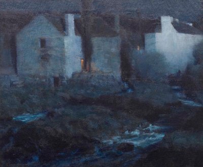 Moonlight, Mills at Pont Aven by Gaines Ruger Donoho