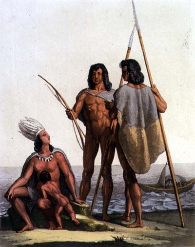 Native American Fishermen by Gallo Gallina